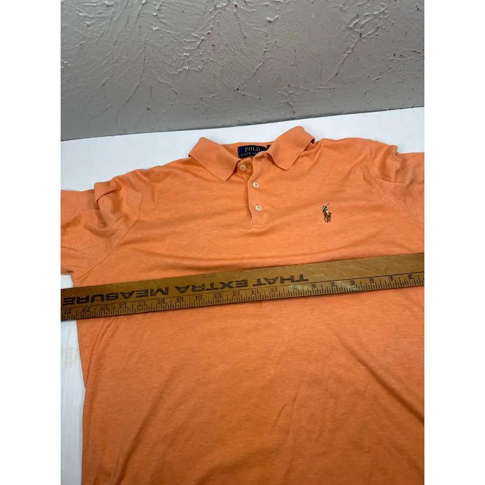 Ralph Lauren Polo Jeans Co. Mens Short Sleeve Classic Fit Polo Shirt Size Medium